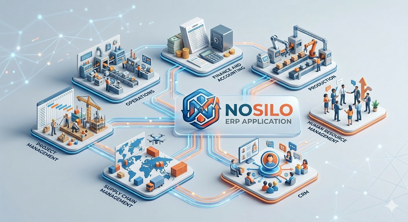 NoSilo ERP Illustration